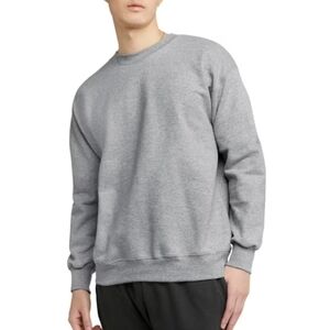 Hanes | Unisex Gray Crewneck Sweater Classic Comfort | Size Medium